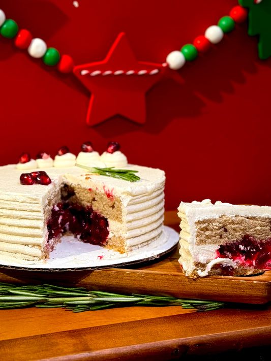 Vanilla rosemary cake