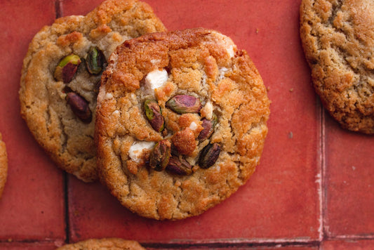 White chocolate & pistachio cookie (7 pck)