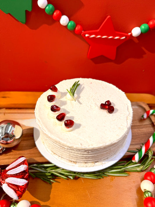 Vanilla rosemary cake