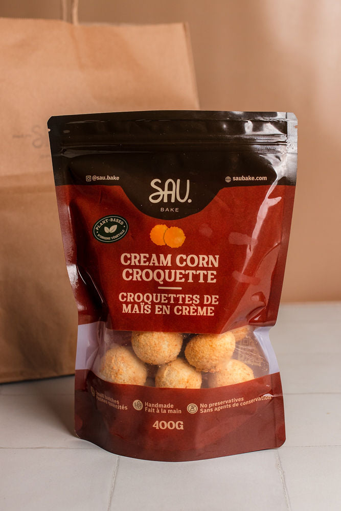 Bolinha de milho (Cream corn croquet)