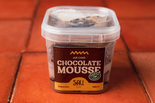 Jar cake (bolo no pote) Chocolate mousse cake